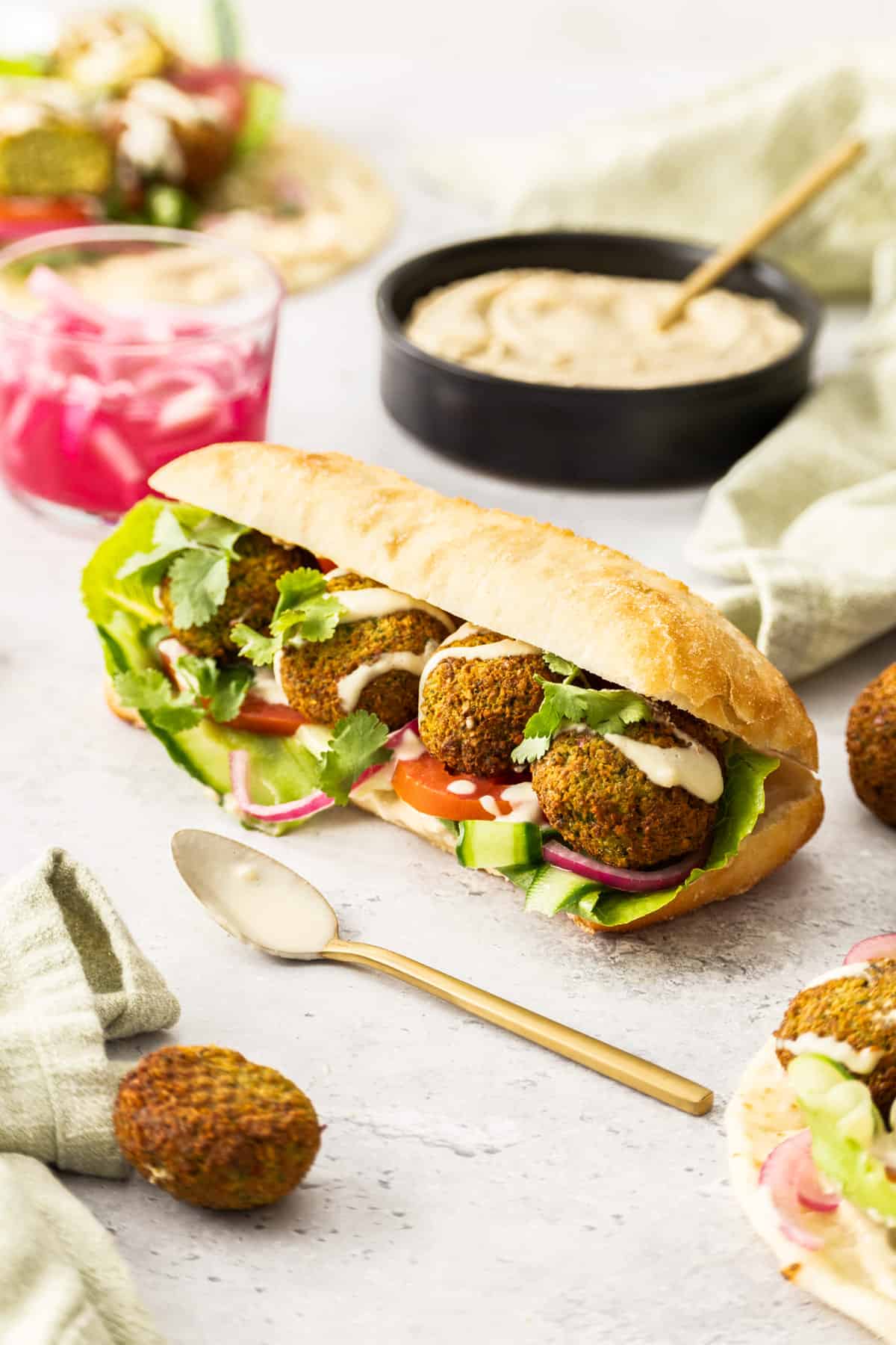 Falafel Sandwich Image